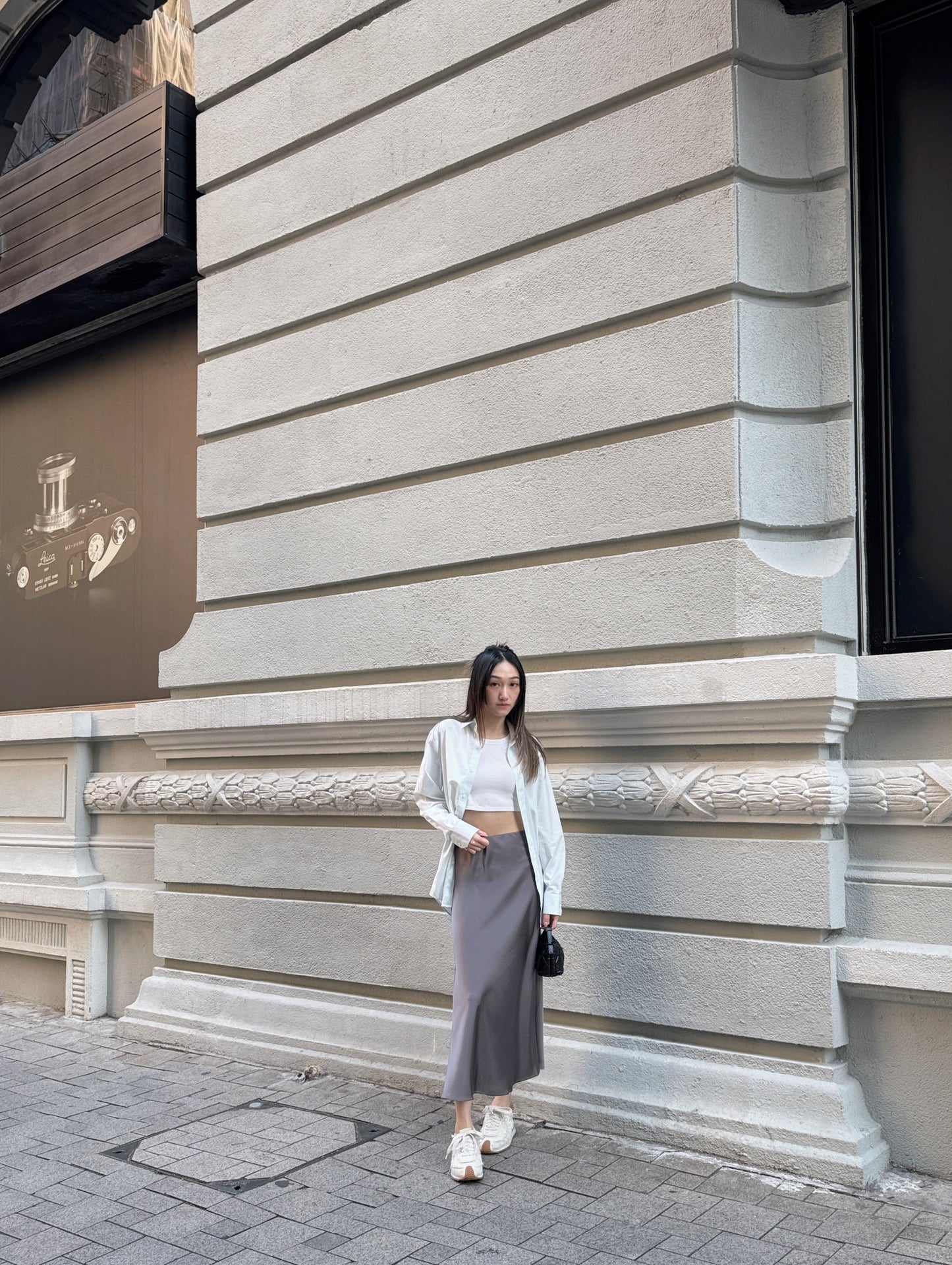 Silver Silk Mermaid Skirt