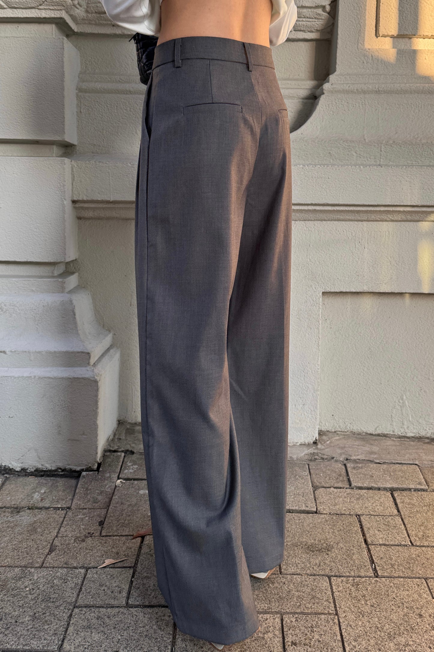 Grey Tailored Pants