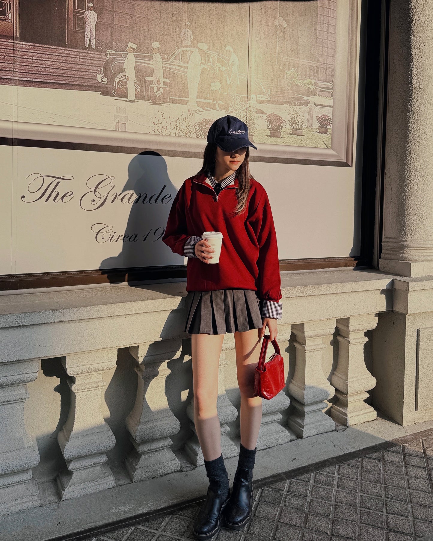 Halfzip Angora Sweatshirt