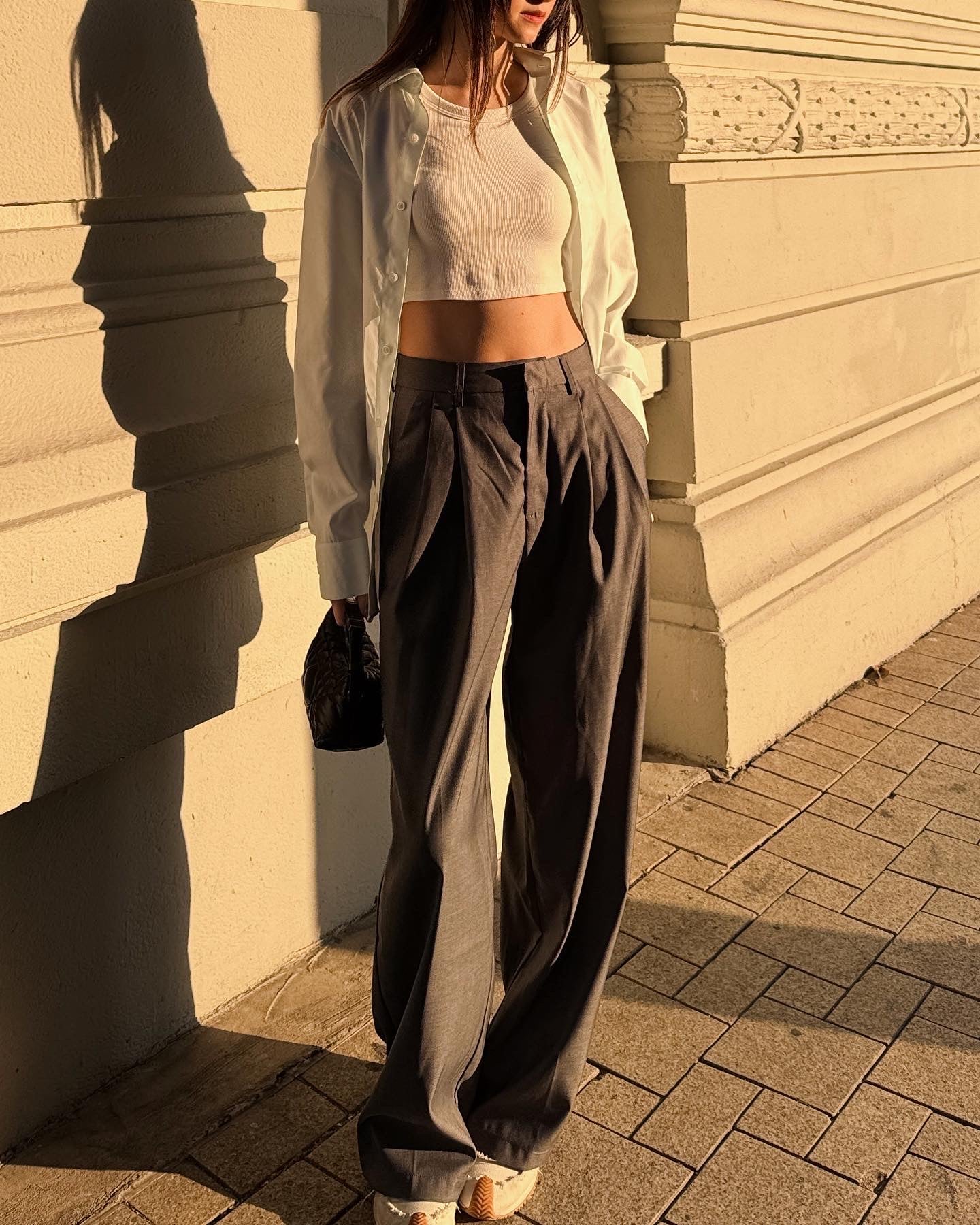 Grey Tailored Pants