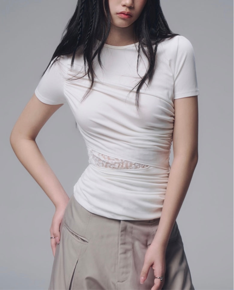 Lace Void Tshirt