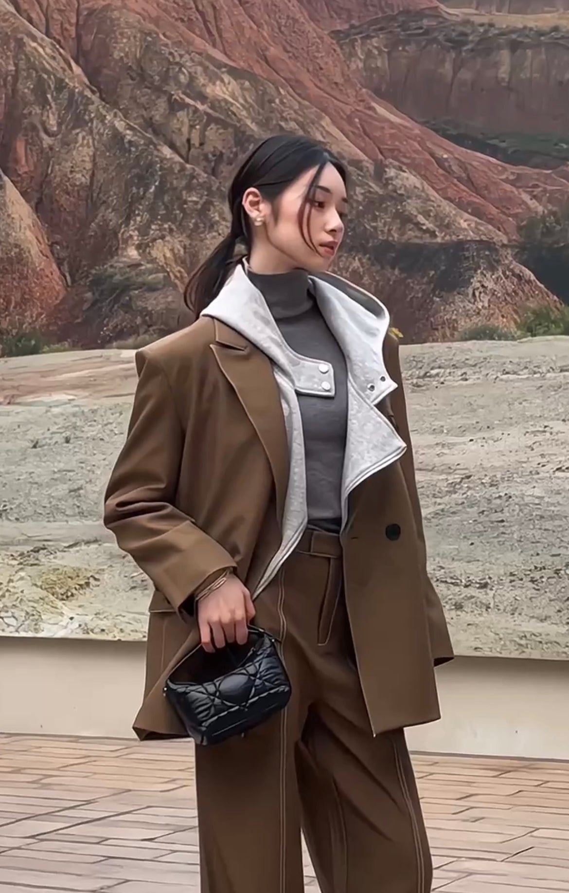 Tailored Khaki Blazer