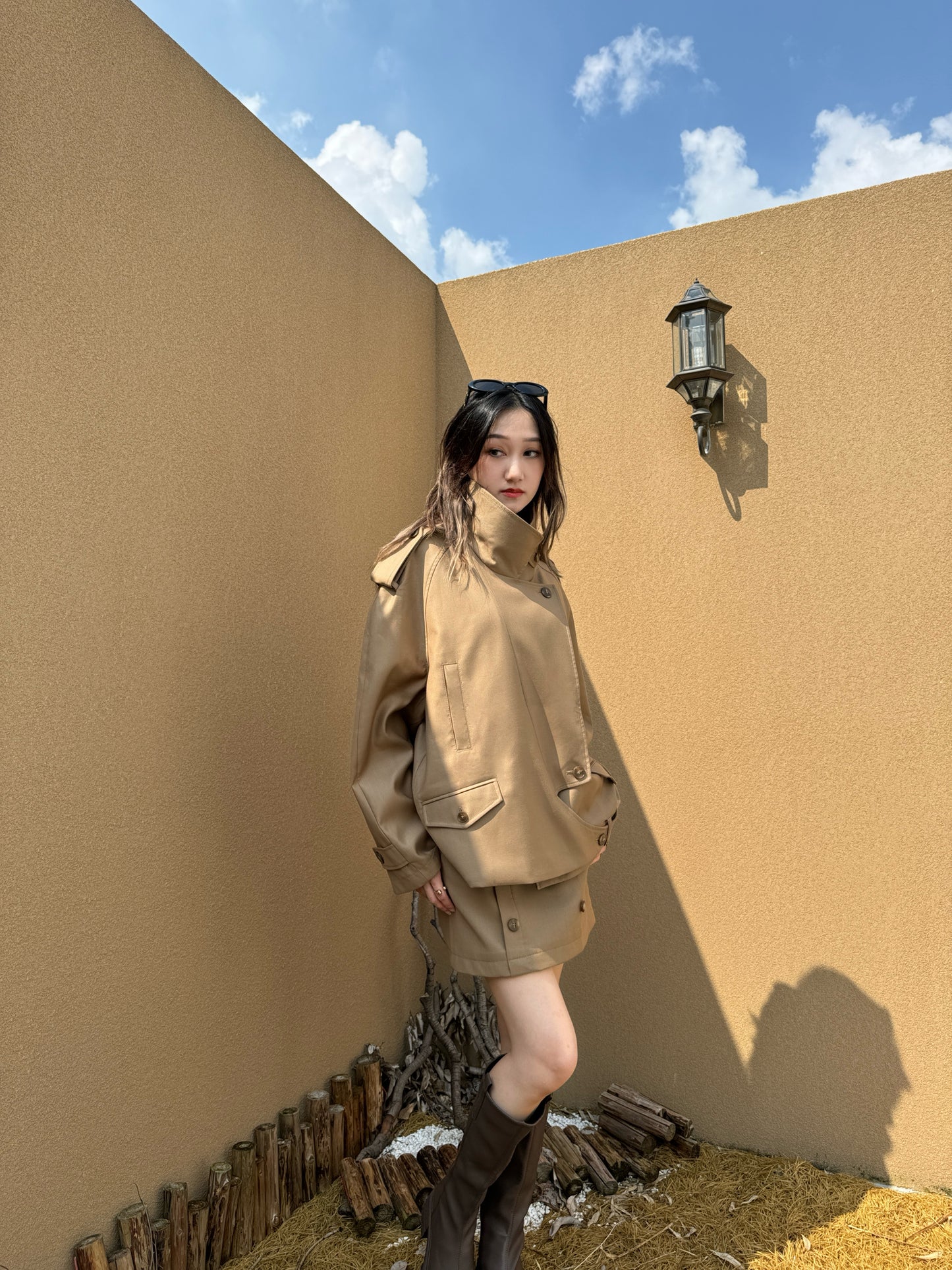 Khaki Trench Coat